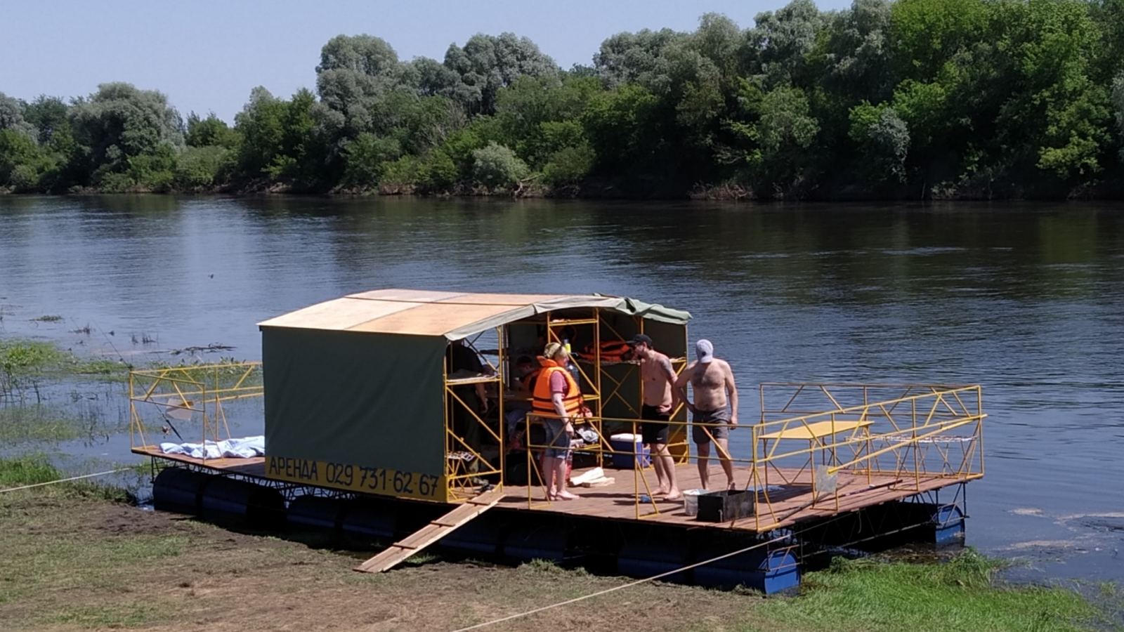 Плоты на прокат, аренда плотов для сплава по рекам Беларуси.